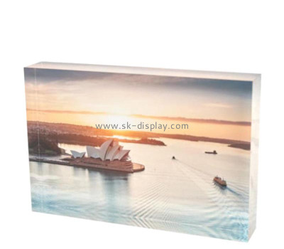 Wholesale custom perspex UV printing picture block AB-370