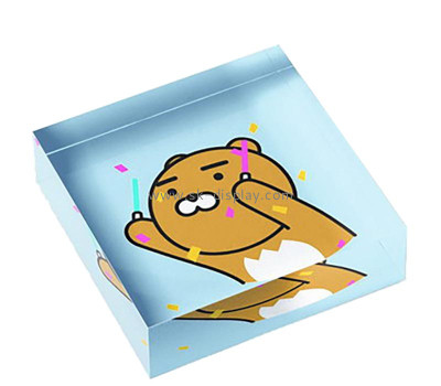 Wholesale custom perspex UV printing photo block AB-374