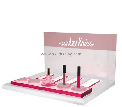 Custom acrylic skincare makeup display riser CO-838