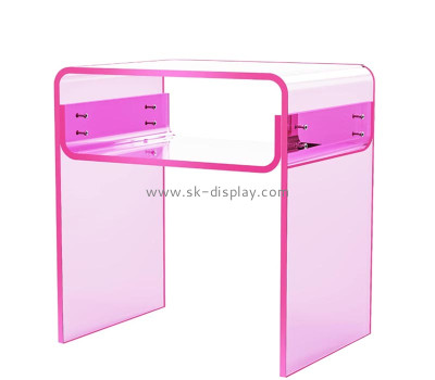 Custom acrylic 2-tier end table for living room AFS-665
