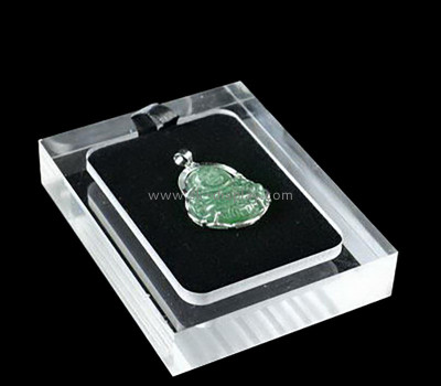 Custom acrylic exhibitions jade pendant display block JD-300