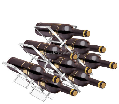 Custom acrylic wine storage display holder shelf WD-277