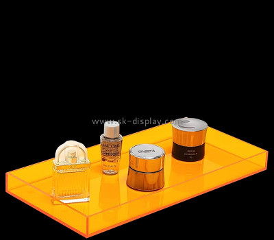 Custom acrylic skincare cosmetics organizer tray STS-285