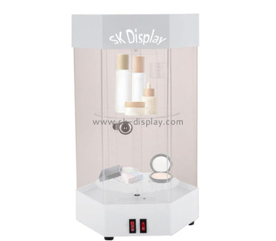 Wholesale custom acrylic 2-tier lockable LED showcase LDD-170