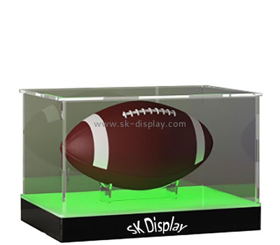 Wholesale custom acrylic football LED display box LDD-174