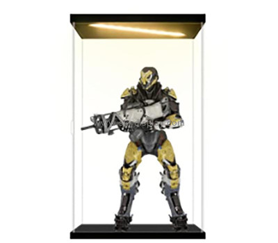 Custom acrylic action figures LED display case LDD-179