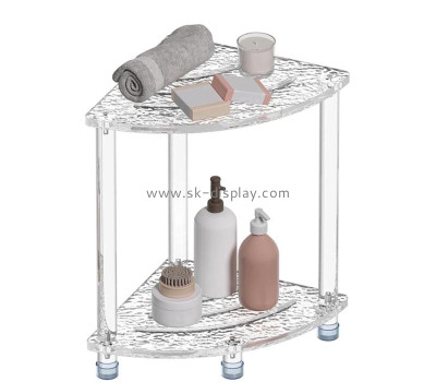Custom acrylic corner shower stool AFS-680