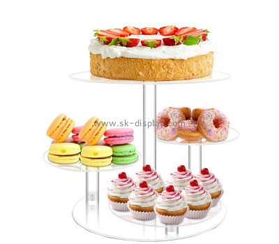 Custom acrylic 4 tiers dessert tower stands FD-552