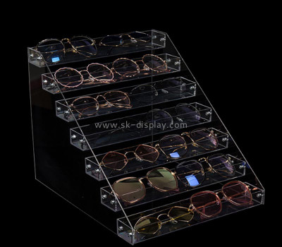 Custom acrylic 7 tiers sunglasses display stand holder GD-165