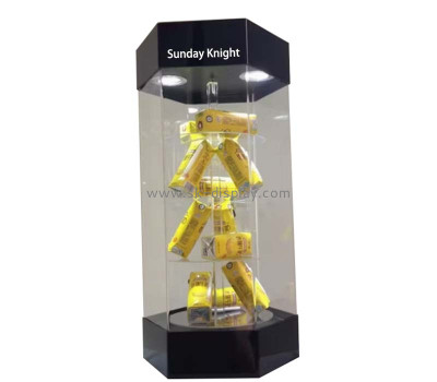 Custom acrylic supermarket display cabinet with LED light LDD-191