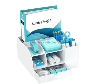 Custom acrylic desktop stationery organizer SOD-1171