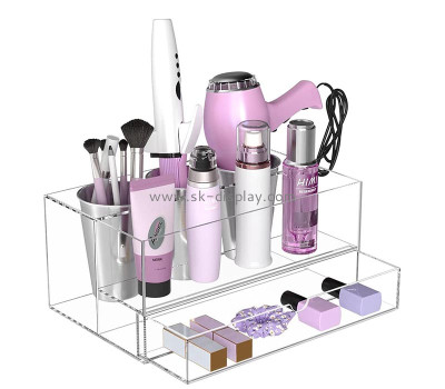 Custom acrylic bathroom haircare makeup organizer SOD-1175