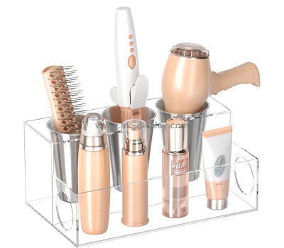 Custom acrylic bathroom beauty organizer SOD-1176
