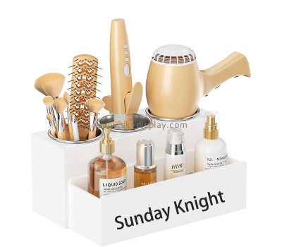Custom acrylic bathroom hair care skincare organizer SOD-1178