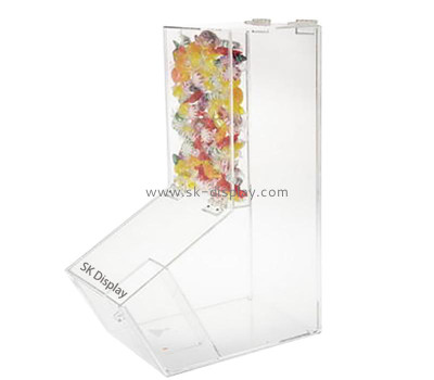 Custom acrylic supermarket candy dispenser DBS-1349