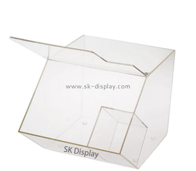 Custom acrylic supermarket candy display storage box DBS-1350