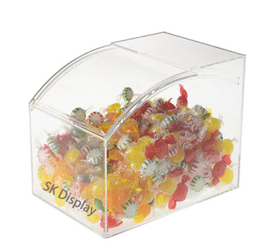 Custom acrylic retail candy display storage box DBS-1351