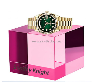 Custom polished acrylic display cube AB-386