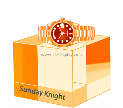 Custom polished acrylic display cube for luxury items AB-387