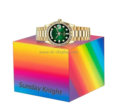 Custom acrylic watch display pedestal stand AB-390