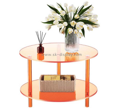 Custom acrylic round coffee table AFS-681