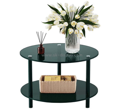 Custom acrylic living space round coffee table AFS-682