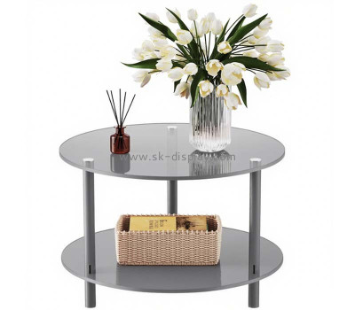 Custom acrylic homes round coffee table AFS-683