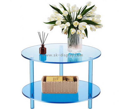 Custom acrylic reception areas round coffee table AFS-688