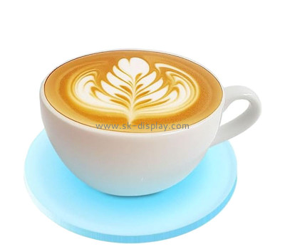 Custom acrylic tabletop coffee cup coaster FD-560