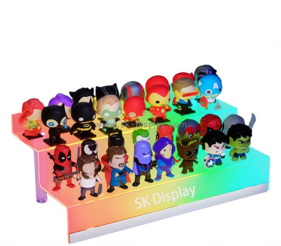 Custom acrylic 2-tier figures LED display stand KLD-178