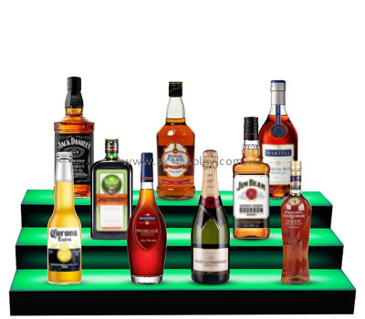 Custom acrylic KTV LED liquor bottles display shelf KLD-184