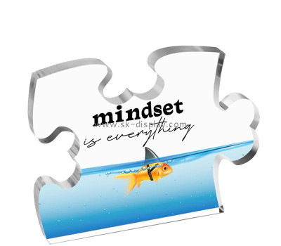 Custom acrylic mindset is everything puzzle gifts AB-393