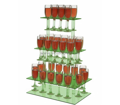 Custom acrylic parties champagne flute holder WD-297
