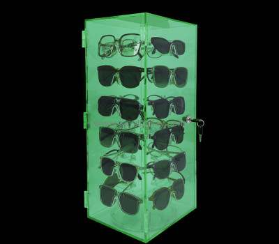 Custom acrylic rotating sunglasses display box GD-176