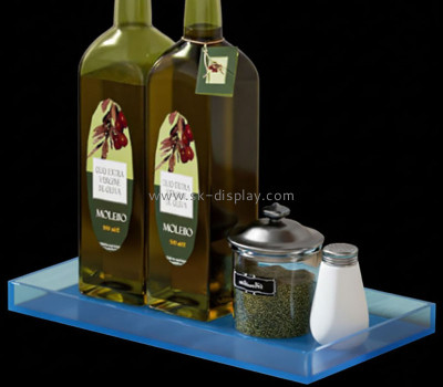 Custom acrylic condiments organizer tray STS-295