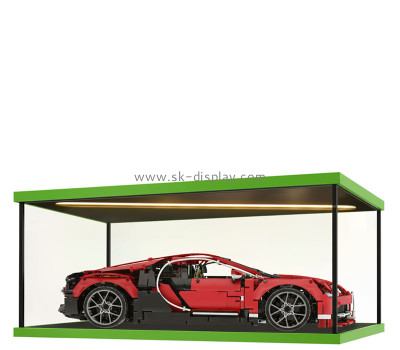 Custom acrylic model car LED display box for hobbyists LDD-196