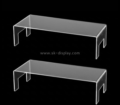 Custom acrylic retail stores boots display risers SSD-116