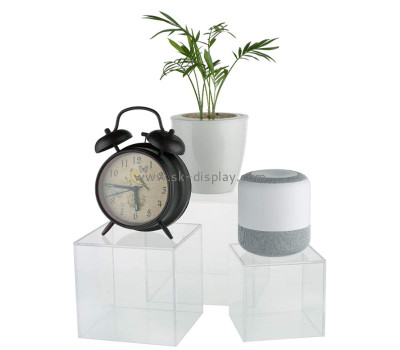 Custom acrylic cube display nesting riser stands SOD-1183