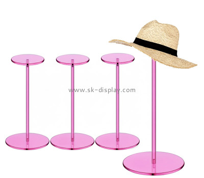 Custom acrylic hat pedestal display stands SOD-1180