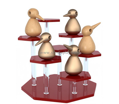 Custom acrylic 7-tier decorations pedestal display stands SOD-1182