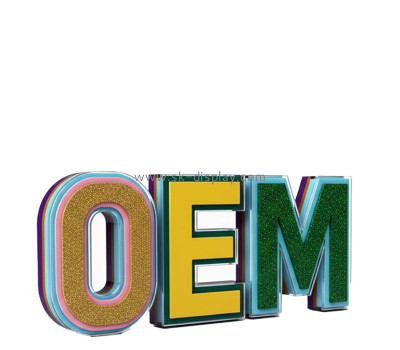 Custom acrylic 3D party letter sign AB-405
