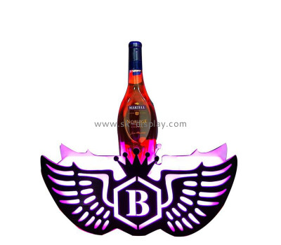 Custom acrylic liquor bottle LED display holder KLD-199