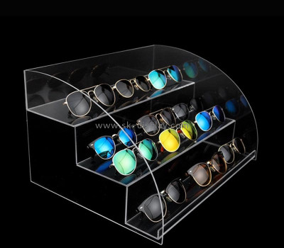 Custom acrylic optical shop 3 tiers eyewear display holder GD-183