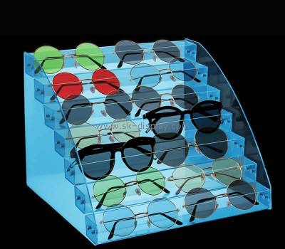 Custom acrylic optical shop 7 tiers sunglasses display holder GD-186