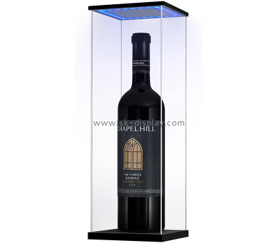 Custom acrylic red wine luminous display box LDD-203