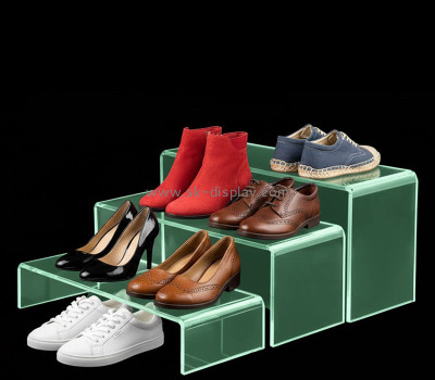 Custom acrylic retail shop footwear display risers SSD-125