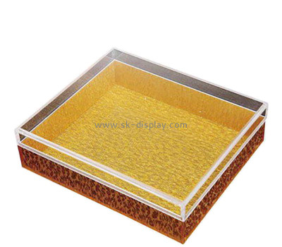 Custom acrylic flat gift box DBS-1373