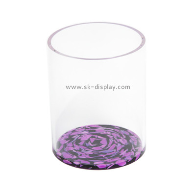 Custom acrylic round display box DBS-1379