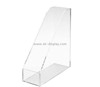 Custom acrylic desktop vertical file holder BD-1277