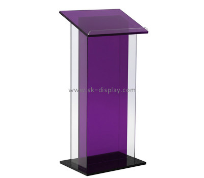 Custom acrylic speech podium stand AFS-705